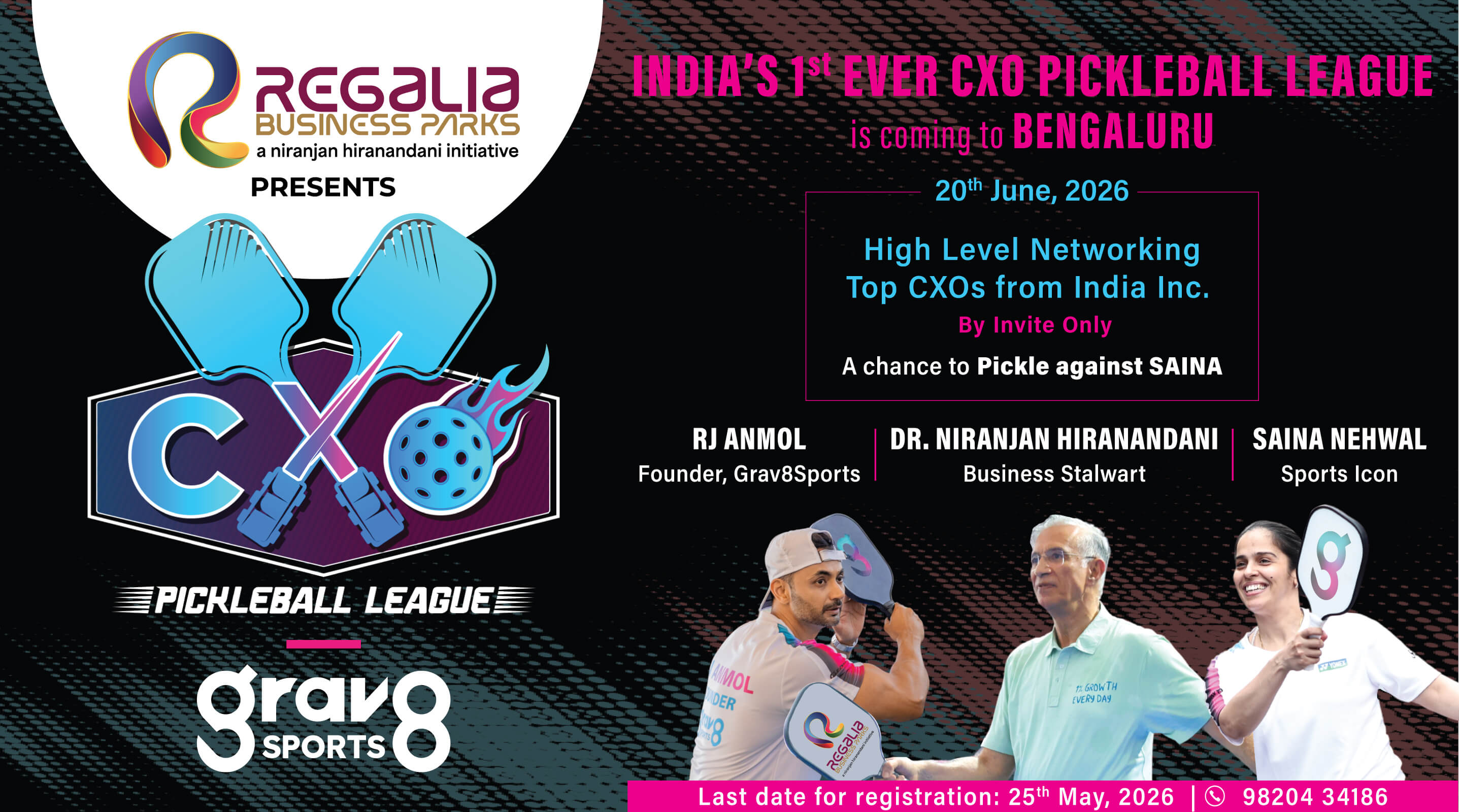 India's 1st Ever CXO Pickleball League is coming to Bangalore